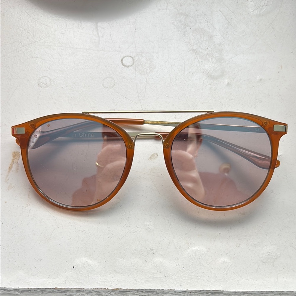 Anthropologie Orange Sunglasses